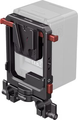 SmallRig 6273 Rotatable V-Mount Battery Plate with Dual V-Locks and 15mm Dual Rod Clamp