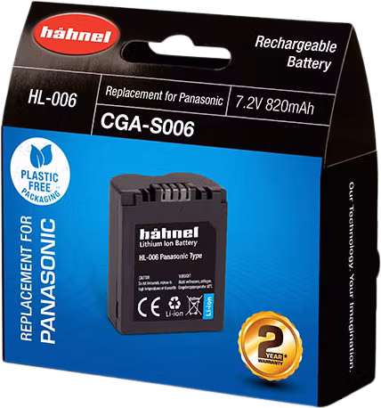 Hähnel Battery Panasonic HL-006 / CGA-S006