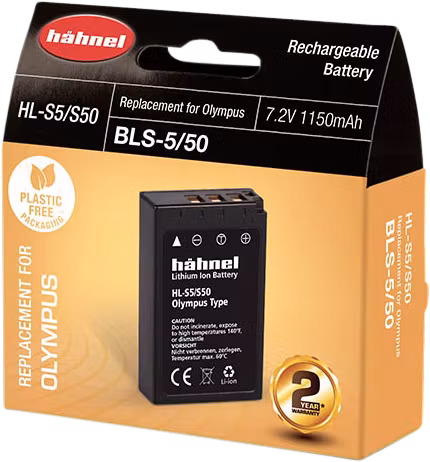 Hähnel Battery Olympus HL-S5/S50 / BLS-5