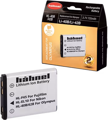 Hähnel Battery Olympus HL-40B/42B / Li-40B/Li-42B