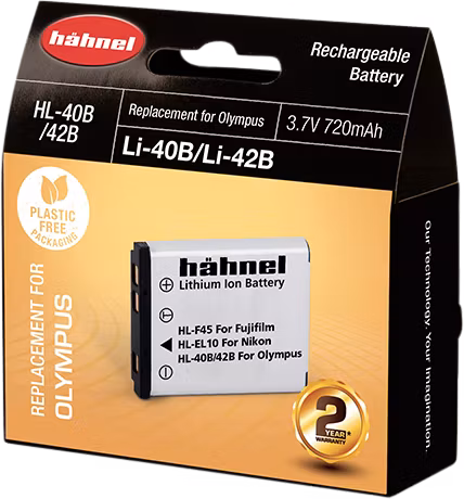 Hähnel Battery Olympus HL-40B/42B / Li-40B/Li-42B