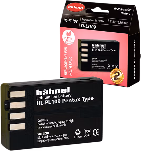 Hähnel Battery Pentax HL-PL109 / D-Li109