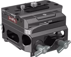 SmallRig 3067 Baseplate Lightweight with Dual 15mm Rod Clamp