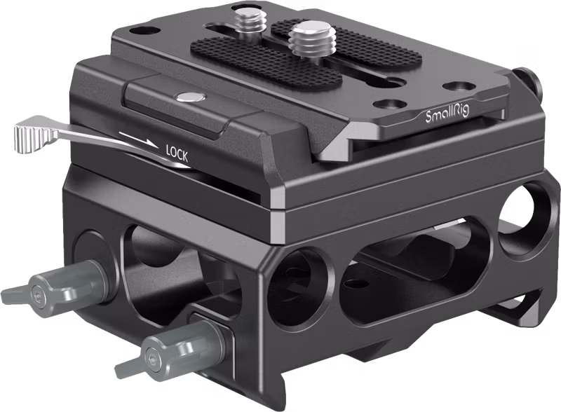 SmallRig 3067 Baseplate Lightweight with Dual 15mm Rod Clamp