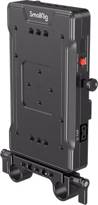 SmallRig 3203 Advanced V-Mount Battery Mount Plate with Dual 15mm Rod Clamp