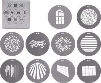 Nanlite GOBO Set 1 for PJ-FMM