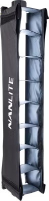 Nanlite Barndoor with eggcrate for Pavotube II 15X