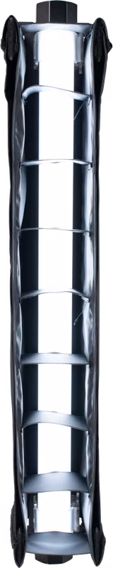 Nanlite Barndoor with eggcrate for Pavotube II 15X