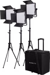 Kit Nanlite 3 light kit 600CSA w/Trolley Case & Light Stand