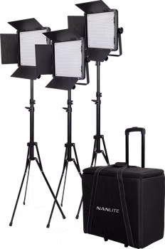 Kit Nanlite 3 light kit 600DSA w/Trolley Case & Light Stand