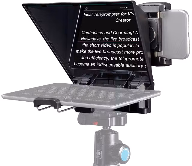 Feelworld TP2A Portable Teleprompter for Smartphone & DSLR