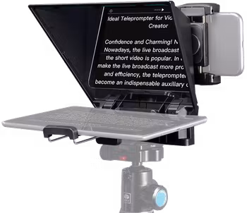 Feelworld TP2A Portable Teleprompter for Smartphone & DSLR