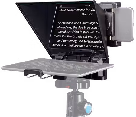 Feelworld TP2A Portable Teleprompter for Smartphone & DSLR