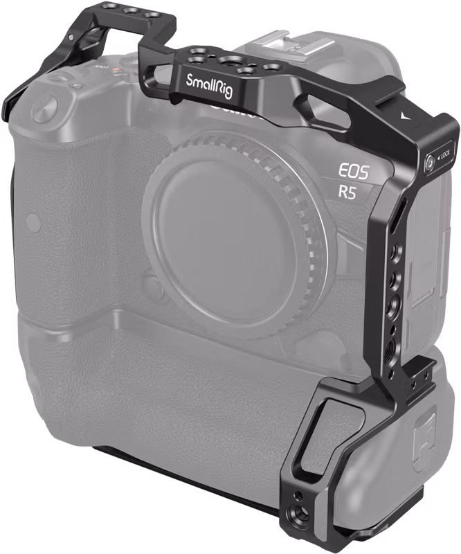 SmallRig 3464 Cage for Canon EOS R5 / R6 / R5C / R6 Mark II with BG-R10 Battery Grip