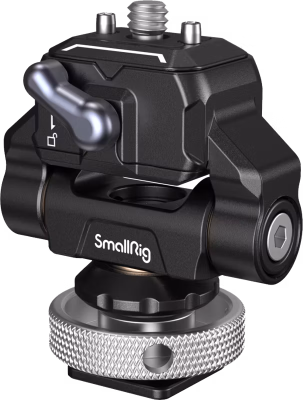 SmallRig 3514 Drop-in HawkLock Mini Quick Release Monitor Mount with Cold Shoe