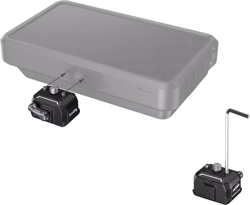 SmallRig 3513 Drop-in HawkLock Universal Mini Quick Release Clamp & Plate