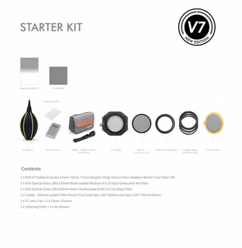 NiSi Square Filter Starter Kit 100mm System V7