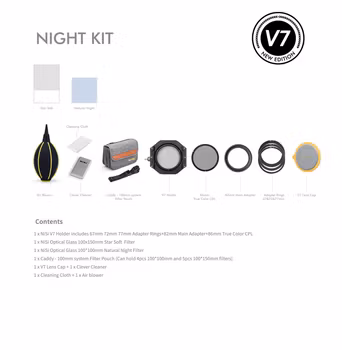 NiSi Square Filter Night Kit 100mm System V7