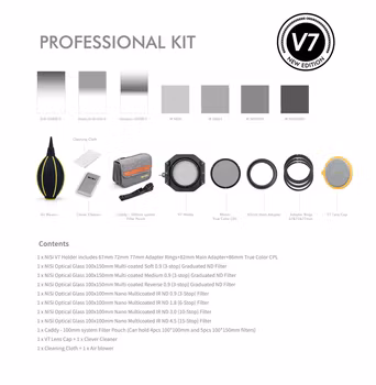 NiSi Square Filter Professional Kit 100mm System V7