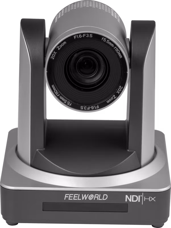 Feelworld NDI20X NDI PoE PTZ Camera with 20x Optical Zoom
