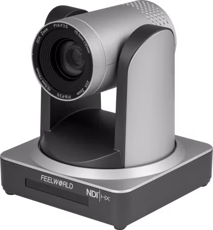 Feelworld NDI20X NDI PoE PTZ Camera with 20x Optical Zoom