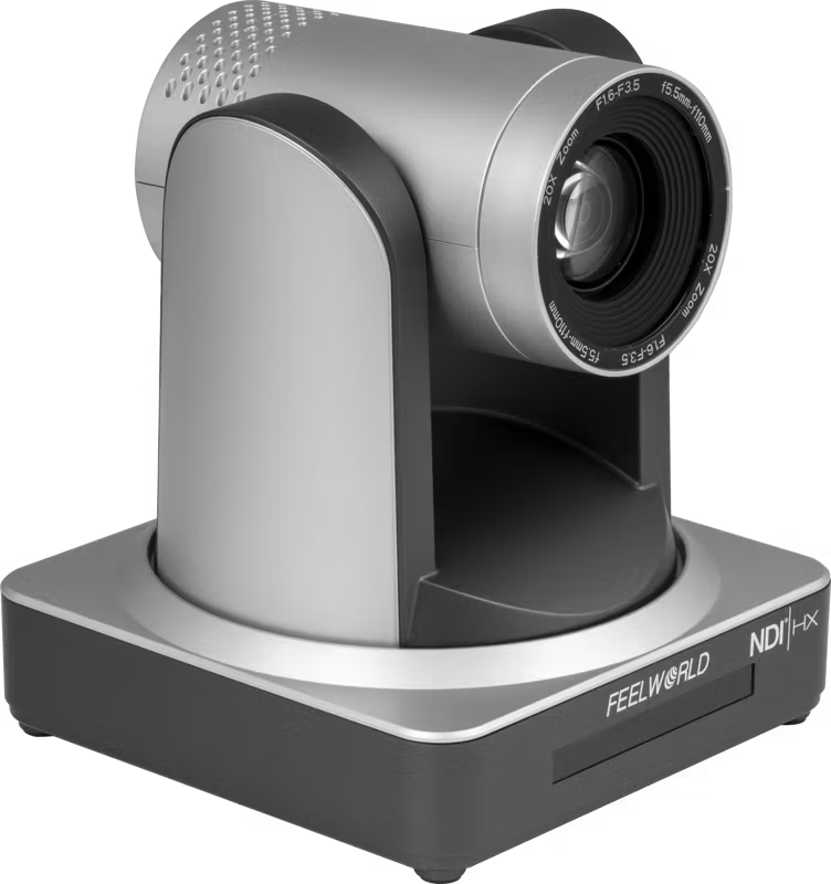 Feelworld NDI20X NDI PoE PTZ Camera with 20x Optical Zoom