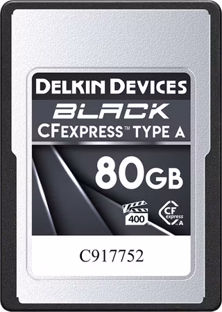 Delkin CFexpress BLACK | Type A | VPG400, R880/W730 / 80GB