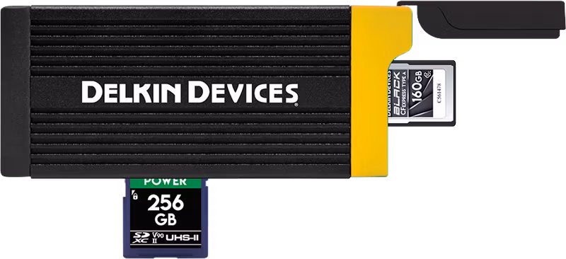 Delkin Cardreader CFexpress Type A & SD (Type C to C & Typc C to A Cables)
