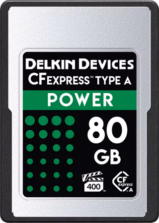 Delkin CFexpress POWER I Type A I VPG400, R880/W790 / 80GB