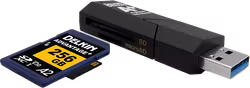Delkin Cardreader SD & MicroSD A2 (USB 3.1)