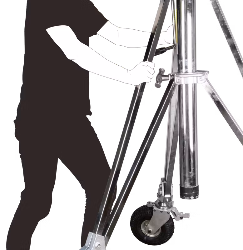 Kupo 756 Jumbo Stand with Braked Wheels