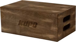 Kupo KAB-008-BST Brown Stained Apple Box - Full - 20" X 12" X 8"