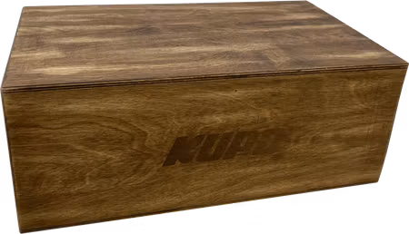 Kupo KAB-008-BST Brown Stained Apple Box - Full - 20" X 12" X 8"