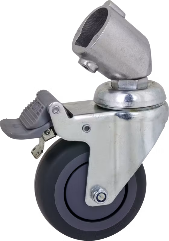 Kupo KC-080R 75mm Caster with Brake 22mm Round Adapter Set of Three