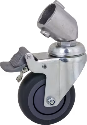 Kupo KC-080R 75mm Caster with Brake 22mm Round Adapter Set of Three