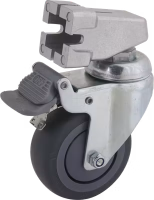 Kupo KC-080S 75mm Caster with Brake 22mm Square Adapter Set of Three