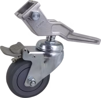 Kupo KC-100G 100mm Caster with Brake 30mm Square Adapter Set of Three