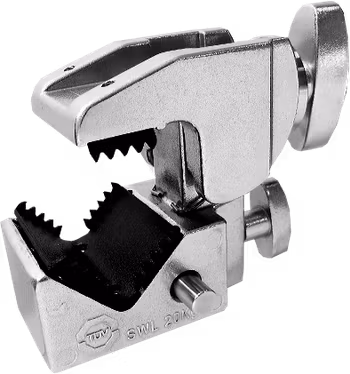 Kupo KCP-701 Convi Clamp w/Teeth - Silver