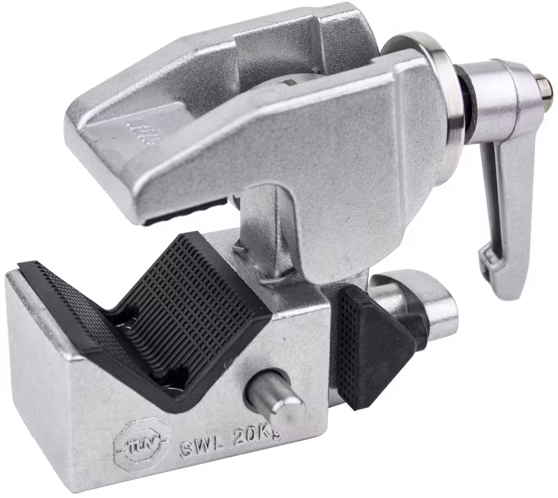 Kupo KCP-710 Convi Clamp with Adjustable Handle - Silver