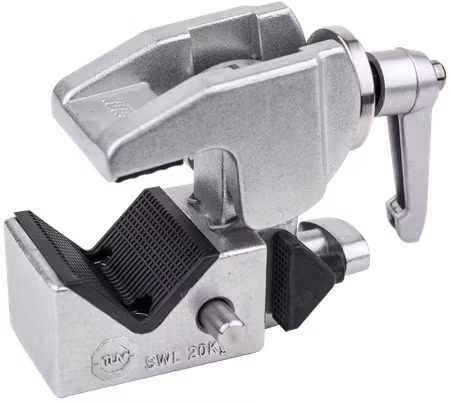 Kupo KCP-710 Convi Clamp with Adjustable Handle - Silver