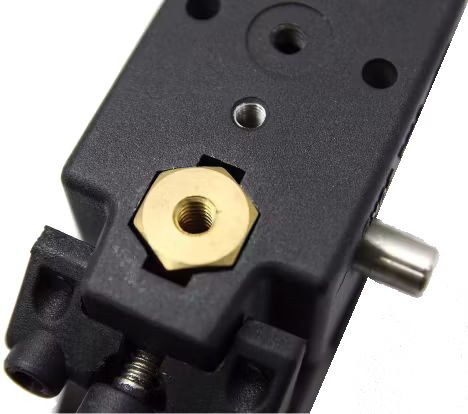Kupo KS-015 Hex Stud with 3/8" -16 Female and 1/4" -20 Female