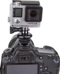 Kupo KS-134 GoPro Tripod Mount with Hot Shoe Adapter
