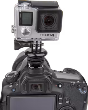 Kupo KS-134 GoPro Tripod Mount with Hot Shoe Adapter