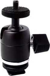 Kupo KS-CB03 Mini Ball Head with Hot Shoe Adapter