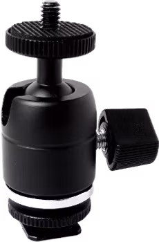 Kupo KS-CB03 Mini Ball Head with Hot Shoe Adapter