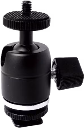 Kupo KS-CB03 Mini Ball Head with Hot Shoe Adapter
