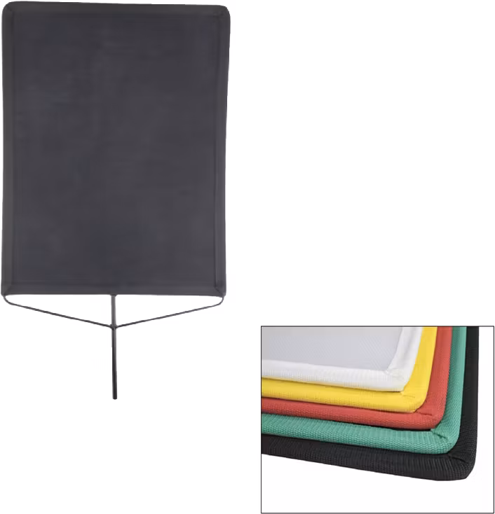 Kupo KT-2436FBD 24"x 36" Full Frame Flag - Black Denim