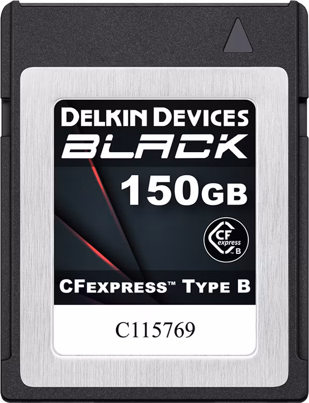 Delkin CFexpress BLACK I Type B I R1725/W1530 (G3) 150GB