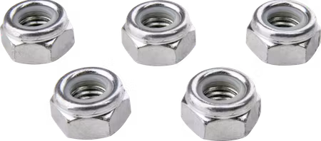 Kupo KS-176 3/8"-16 Hexagon Nylon Locking Nut set of 5