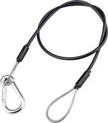 Kupo SW-04  75cm long Safety Wire - 3.2mm Diameter PVC jacket
